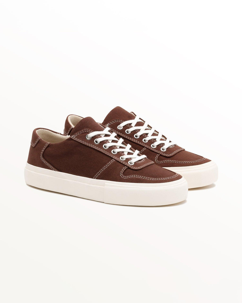 Pair of Bal Cappuccino trainers, three-quarter front view